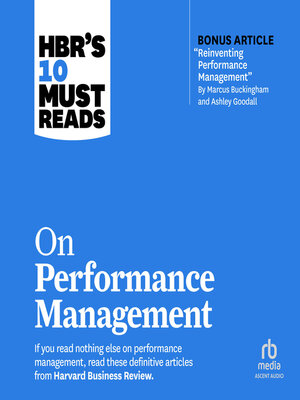 cover image of HBR's 10 Must Reads on Performance Management